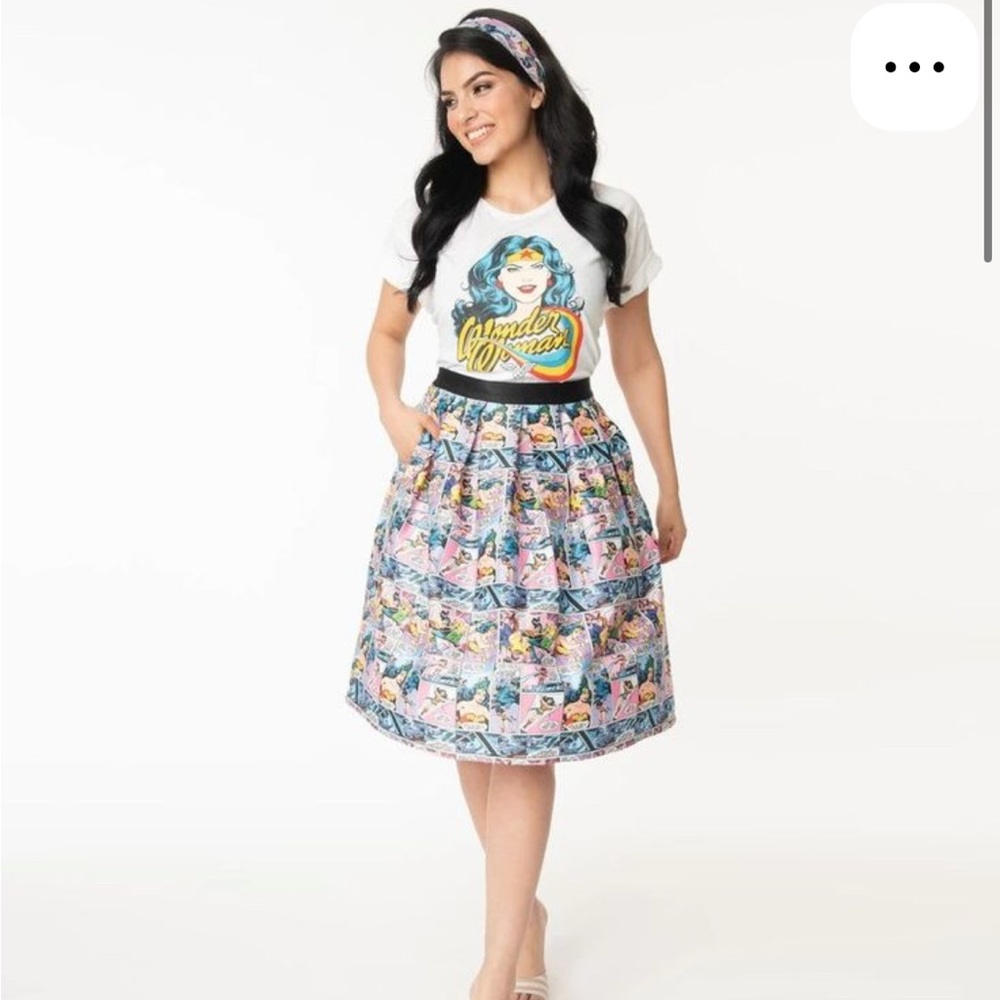 Wonder Woman Comic Skirt